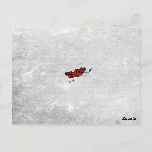 Style tatouage Muerte Crâne et parfums Carte de no (Dos)