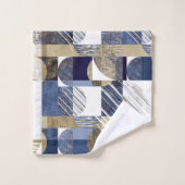 Stylé texturé géométrique (Gant de toilette)