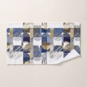 Stylé texturé géométrique (Serviette à main)