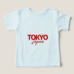 Style Tokyo Japon Graphic Tee pour enfants Red Tok