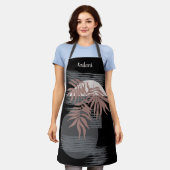 Style Tropical Abstrait Tablier personnalisé (Porté)