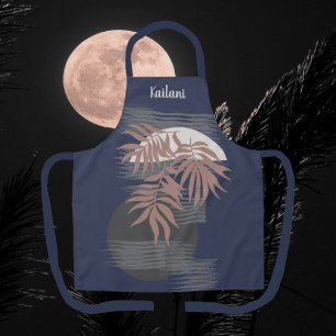 Style Tropical Abstrait Tablier personnalisé