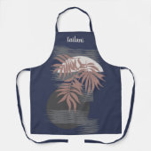 Style Tropical Abstrait Tablier personnalisé (Recto)