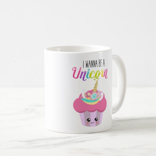 Style : unicorn Classic Mug (Devant droit)
