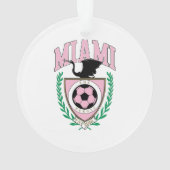 Style Varsity de football de Miami (dos)