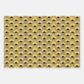 Style ventilateur Art déco Papier à envelopper (Devant 3)