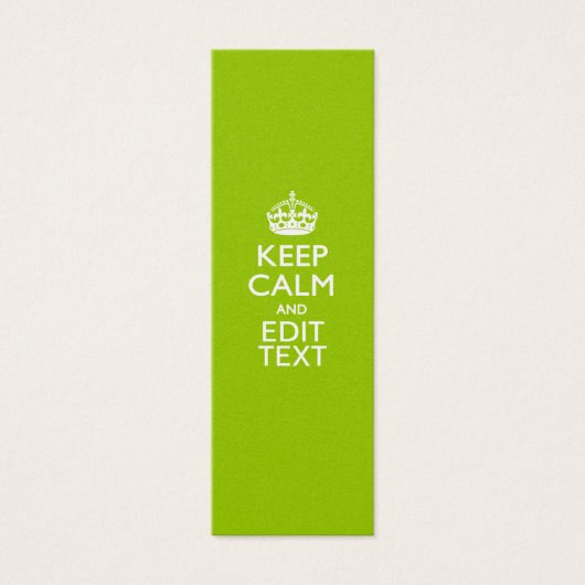 Style Vert Android Gardez Le Calme Et Votre Texte (Devant)