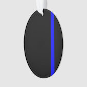 Style vertical Symbolique Ligne Bleue Mince (devant)