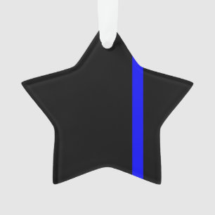 Style vertical Symbolique Ligne Bleue Mince
