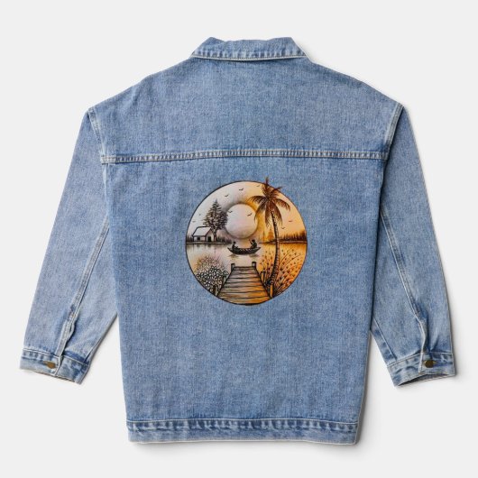 Style : Veste Denim Femme (Jean Jacket) (Verso)