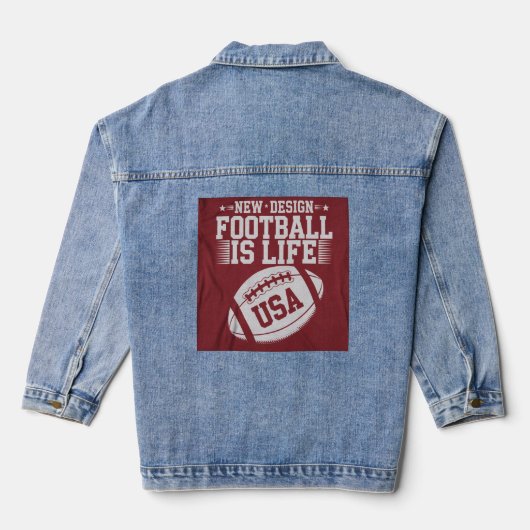 Style : Veste en jean pour femme Cette cus (Verso)