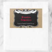 Style victorien Baked with Love Cookie Étiquette (Sac)