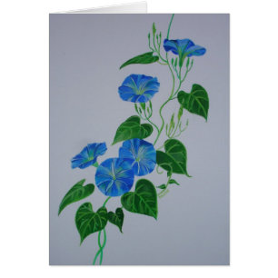Style victorien Matin Glory Vine Fleur sauvage