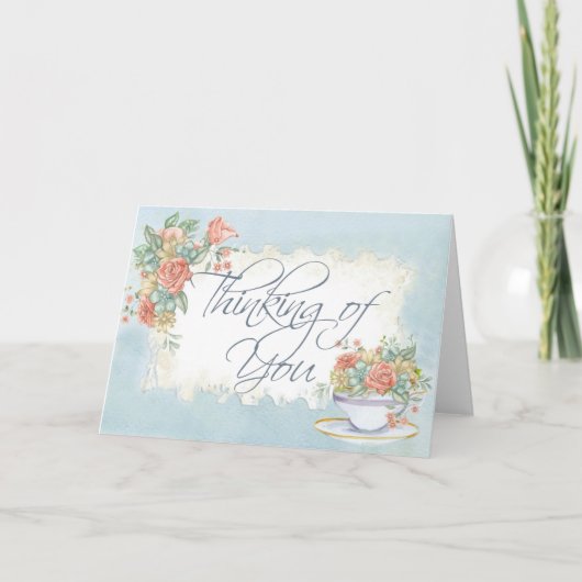 Style victorien Penser à votre carte (Devant)