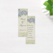 Style vintage Blue Hydrangea Floral Swirl Damask (Bureau)