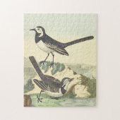 Style vintage, Deux Oiseaux Puzzle (Vertical)