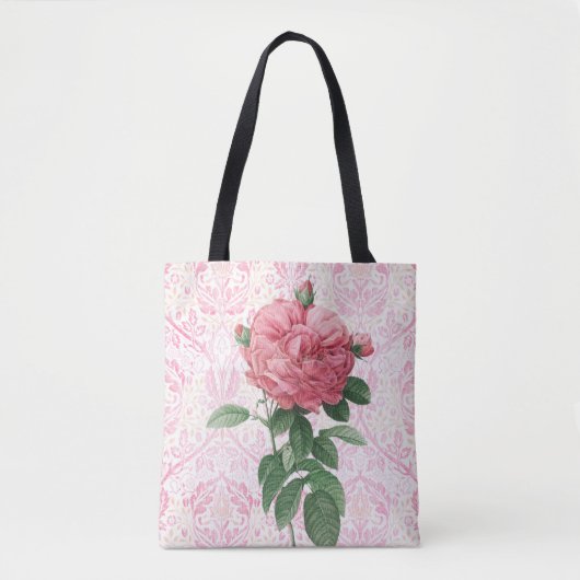 Style vintage Grand Sac fourre-tout Rose Rose (Devant)