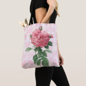 Style vintage Grand Sac fourre-tout Rose Rose (De près)