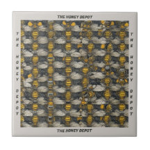 Style vintage HoneyBee Nom du Motif Carreaux en cé