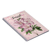 Style vintage Lily Bunch Mauve Pink Journal (Côté Droit)