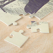 Style vintage, Puzzle d'oiseaux debout (Côté)