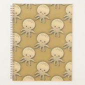 Style vintage Sepia Baby Octopus Motif (Devant)
