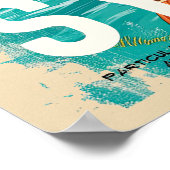 Style vintage Sydney Travel Poster (Coin)