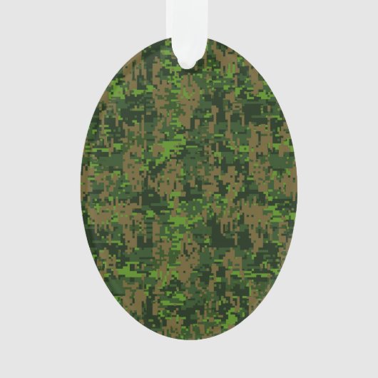 Style Woodland Camouflage vert numérique Accent (devant)
