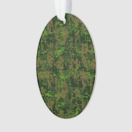 Style Woodland Camouflage vert numérique Accent (devant)