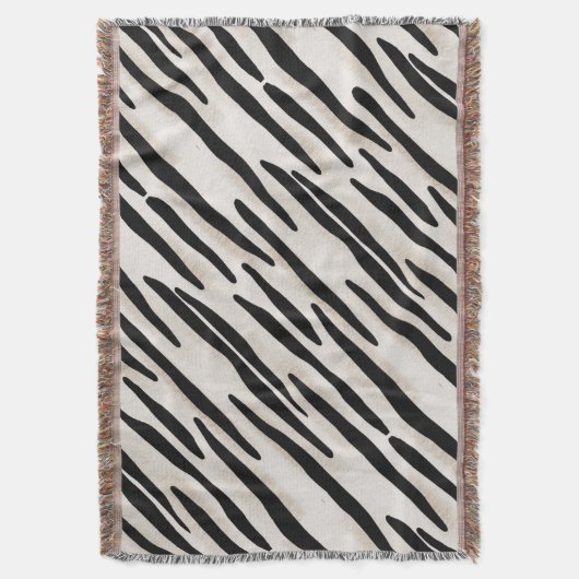 Style Zebra Imprimer Jeu de couverture Coordonnées (devant Vertical)
