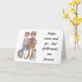 Styles - Allez-y pour deux cartes d'amis proches (Fleur jaune)