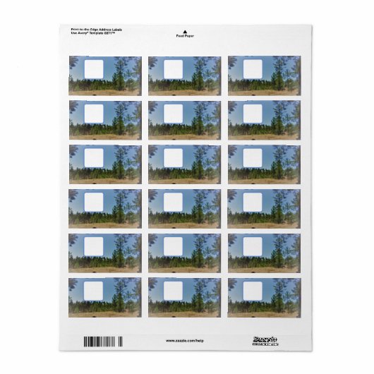 STYLES ART&DESIGN étiquette de adresse (Feuille entière)