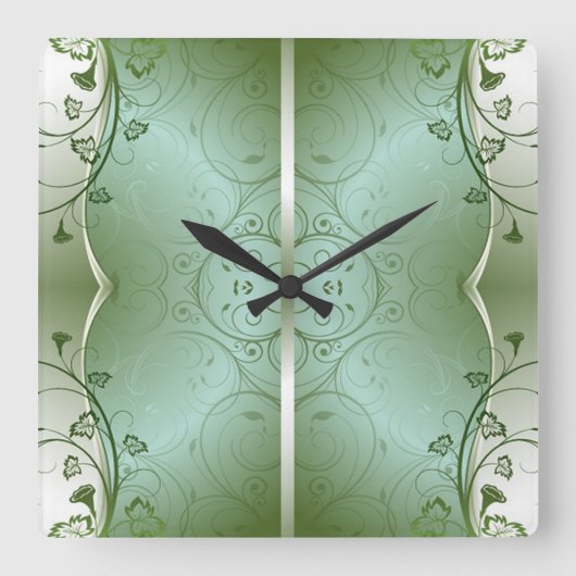 Styles classiques Défilement Horloge murale (Recto)