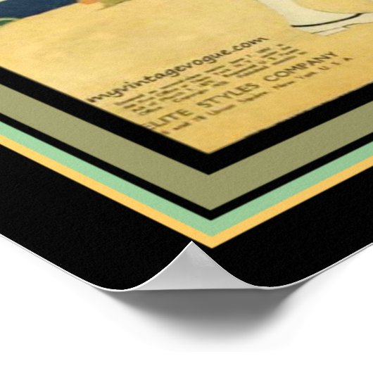 Styles d'élite Art déco 1920 Couverture 16x20 (Coin)