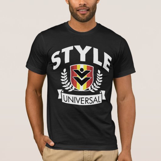 Styleuniversal crest dark t-shirt (Voorkant)