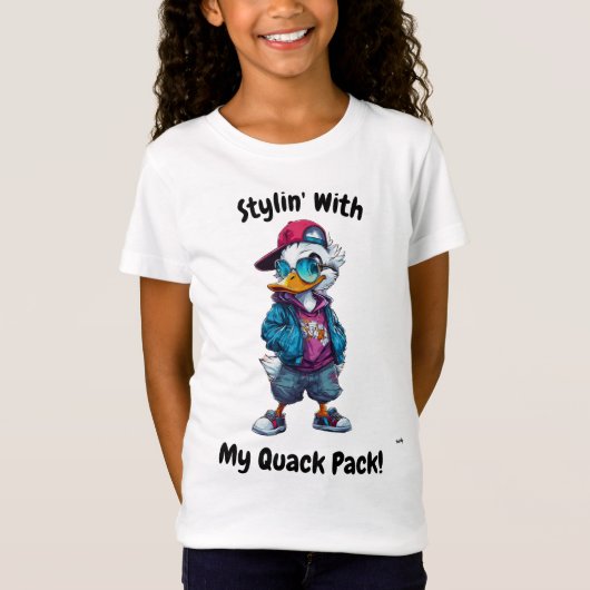 Stylin' avec My Quack Pack - T-shirt Cool pour (Devant)