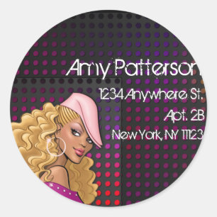 Stylin' City Girl :: Adresse de retour Stickers La