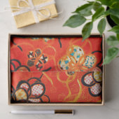 STYLISEERDE STROMEN, ZWARTE WITTE RIBBEN, GERELD TISSUEPAPIER (Geschenk)