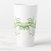 Stylish 17 oz Latte Mug with Bold Graphic Art (Devant)