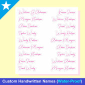Stylish 18 Full Names, Stickers Script Calligraphi