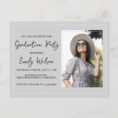 Stylish 2 Photo 2025 Graduation Party Invitation (Dos)