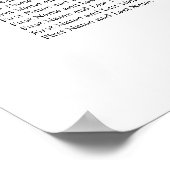 Stylish 8 Table Wedding Seating Chart Poster (Coin)