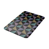 Stylish Abstract Geometric Print – Modern Trendy Badmat (Gekanteld)