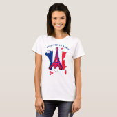 Stylish Addicated to PARIS T-Shirt (Devant entier)