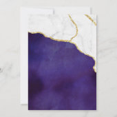 Stylish Agate & Marble 18th Birthday Kaart (Achterkant)