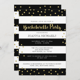 Stylish Bachelorette Party Kaart