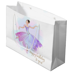 Stylish Ballerina Birthday Wishes   Geboortedag Groot Cadeauzakje