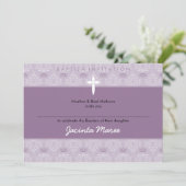 STYLISH BAPTISM INVITATIONS :: jolie 5aL (Debout devant)