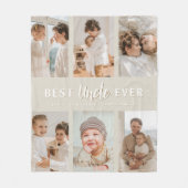 Stylish Best Uncle Ever 6 Photo Fleece Deken (Voorkant)