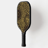 Stylish Black Gold Ethnic Floral Pickleball Paddle (Links)
